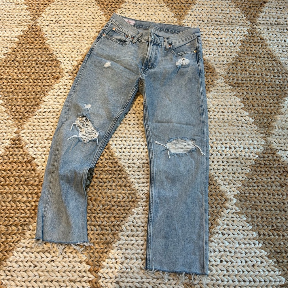 90s mid rise denim jeans